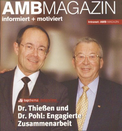 Vorstand Dr. Thießen  Dr. Pohl