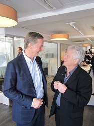 Dr. Vogelsang und Marcel Schäffler