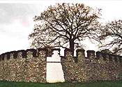 Limes Kastell Saalburg Mauer