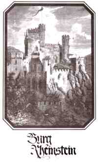 Burg Rheinstein historischer Stich