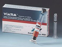 Impfstoff ViATIM mit Doppelkammerspritze