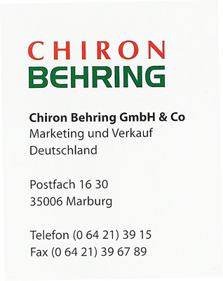 Logo Chiron Behring